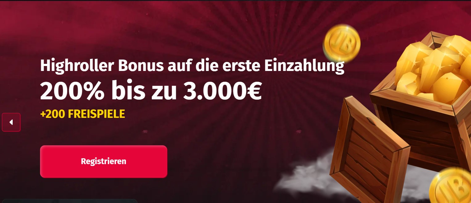 JettBet Highroller Bonus